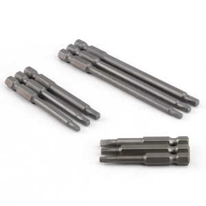 Square Pneumatic <b>Screwdriver</b> <b>Bit</b> <b>Set</b> 6 Mm 1 4 Inch S2 Steel Magnetic Quick Connect Air Tool Accessory - Product Image 2