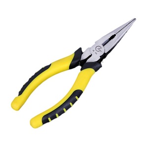 Flat Nose Pliers 8 Inch Needle Nose Pliers 6 Inch Diagonal Pliers <b>Chrome</b> Vanadium Steel Industrial Grade Shandong Origin - Product Image 5