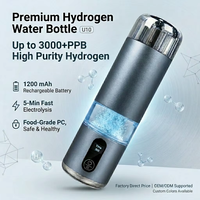 Fabrikneue, lebensmittelechte PC USB wiederaufladbare Wasserstoffreiche Trinkflasche 200ML – Hochkonzentrierter tragbarer Becher für die Gesundheitsvorsorge