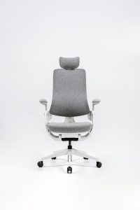 Chaise de bureau ergonomique avec <span class=keywords><strong>support</strong></span> dorsal dynamique, chaise de direction à dossier haut en maille, accoudoirs réglables en 3D et appui-tête 4D - Product Image 6