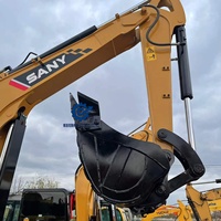 Mini-excavatrice Sany SY60C Pro d'occasion, 6 tonnes, en bon état, excavatrices chinoises de renommée, en stock, moteur Isuzu