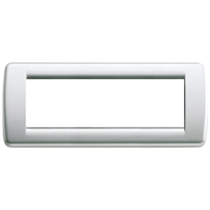 Rond <b>Door</b> Plate 20.7 Cm Metallic Silver Rectangular <b>Handle</b> - Product Image 1