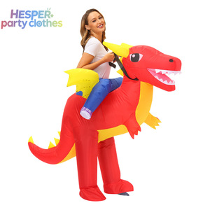 Disfraz Inflable de Dinosaurio HESPER para Actuaciones en Escenario, Disfraz de Dinosaurio de Cabeza Grande para Halloween - Product Image 2