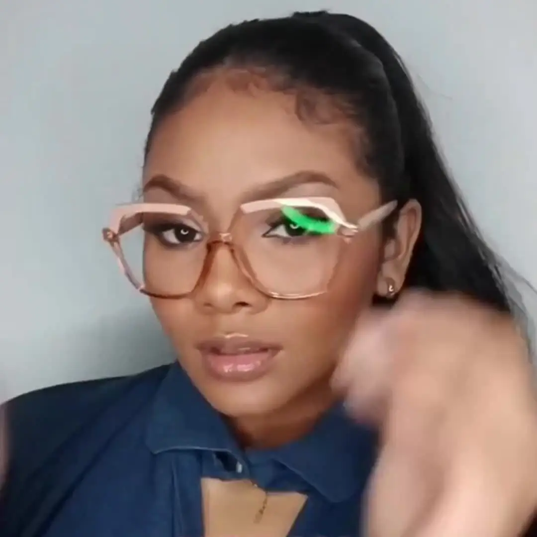 Moda kare bilgisayar Anti mavi ışık gözlük gözlük mavi ışık engelleme kadın gözlük çerçeveleri 2024