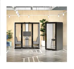 halumm Demountable Work place 6 Modular Office Acoustic Metting Pod Telephone Call Booth