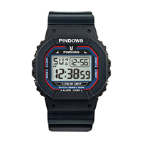 Neue günstige Unisex-Mode-Sport-Digitaluhr aus Kunststoff, wasserdicht, Geschenk für Verliebte