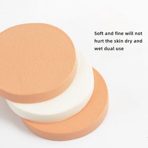 Éponge de maquillage ronde en latex 90x15mm, douce, lavable, pour poudre et blush, applicateur pour le visage - Product Image 3