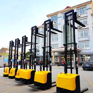 Cheapest Price 2000kg 1000kg 1500kg New Full Electric Semi Electric Portable <strong>Stacker</strong> <strong>Pallet</strong> Forklift Self Lifting <strong>Stacker</strong> - Product Image 2