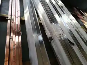 Barra colectora de aluminio recubierta de cobre Barra colectora recubierta de cobre puro Barra plana de aluminio