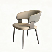 Ensemble table et chaises de négociation commerciales modernes en marbre pour cafés, bureaux de vente, hôtels, bars, salons - Imperméable et anti-salissures