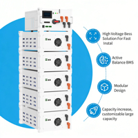 Kit Kotak Baterai JKESS DIY HV LiFePO4 Master Slave Active Balance BMS 200A 100A 300A 80-1000V CAN RS485 WIFI LCD IP54 OEM Stack
