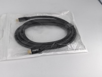 Kabel USB 4 Thunderbolt 3 40Gbps Nilon Dikepang Konduktor Tembaga Murni Fungsi Penuh Tipe-C untuk Komputer Ponsel Bank Daya