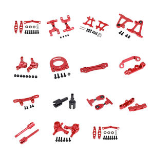 Soporte de Motor de nudillo de dirección para coche <span class=keywords><strong>Tamiya</strong></span> TT02, brazo de suspensión, actualización de aleación de aluminio, modelo RC - Product Image 1