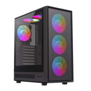 GAMEMAX Storm 2 <span class=keywords><strong>AB</strong></span> AW ATX custodia per PC con canale di flusso d'aria verticale torri e pannello frontale a rete con dispositivo di raffreddamento della ventola - Product Image 5