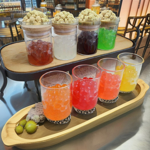 กาแฟพรีเมียมธรรมชาติ ป๊อปปิ้งโบบา ลูกกลมสีเข้ม 3.2 กก. แช่เย็น อายุการเก็บรักษา 12 เดือน ปราศจากสารกันบูด ได้รับการรับรอง OEM - Product Image 2