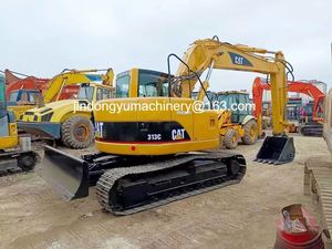 Excavadora de cadenas usada Caterpillar CAT313C original de Caterpillar para grandes trabajos de construcción - Product Image 6
