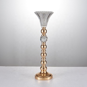 <span class=keywords><strong>Vase</strong></span> en métal doré et <span class=keywords><strong>verre</strong></span> de haute qualité avec un design magnifique Décorations de centre de table pour mariage et événement à la maison - Product Image 4