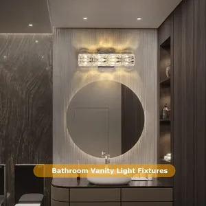 卸売モダンシンプル屋内室内装飾クリスタル壁取り付け用燭台壁ライトリビングルームレストランバスルーム - Product Image 6