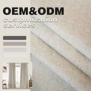 Tissu <span class=keywords><strong>occultant</strong></span> 100% aspect lin, personnalisé / OEM / ODM, respectueux de l'environnement - Product Image 2
