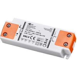 หม้อแปลงไฟ LED ยี่ห้อ Goobay 12 โวลต์ ดีซี 15 วัตต์ แบบ SELV ปลอดภัย แรงดันต่ำพิเศษ - Product Image 1