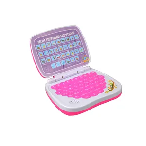 Russian language laptop toys educational learning pad for kids