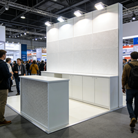 Stand d'exposition pliable 3x3m (10x10ft) avec panneau nid d'abeille léger et portable pour salon professionnel