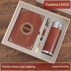 2026 Well Sell Custom-Made Redwood Notebook Corporate <b>Gift</b> Set for Clients <b>Graduation</b> Edition - Product Image 2