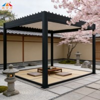 Abri de barbecue moderne à toit incurvé pour extérieur, structure métallique, housse de protection imperméable pour grill de patio, gazebo de jardin, terrasse