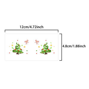 สติกเกอร์รอย<span class=keywords><strong>สัก</strong></span>ชั่วคราวสำหรับเทศกาลคริสต์มาส<span class=keywords><strong>รูป</strong></span>การ์ตูนขี้เล่น<span class=keywords><strong>ต้น</strong></span>คริสต์มาส<span class=keywords><strong>ที่</strong></span>สวยงามรอย<span class=keywords><strong>สัก</strong></span>กันน้ำสำหรับใบหน้าคอ<span class=keywords><strong>แขน</strong></span> - Product Image 2