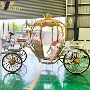 Charrette électrique royale de luxe pour le tourisme / Chariot électrique de transport spécial / Chariot à chevaux touristique à vendre - Product Image 1