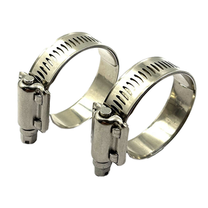Collier de serrage réglable en acier inoxydable galvanisé de 3/4 pouce, robuste, pour échappement automobile, directement de l'usine - Product Image 1