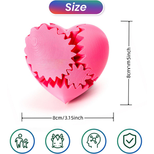 Gear Ball, Cube de fidgets imprimé en 3D, Jouet de bureau Gear Sphere, Balle anti-stress, Fidgets, Spinners - Product Image 6