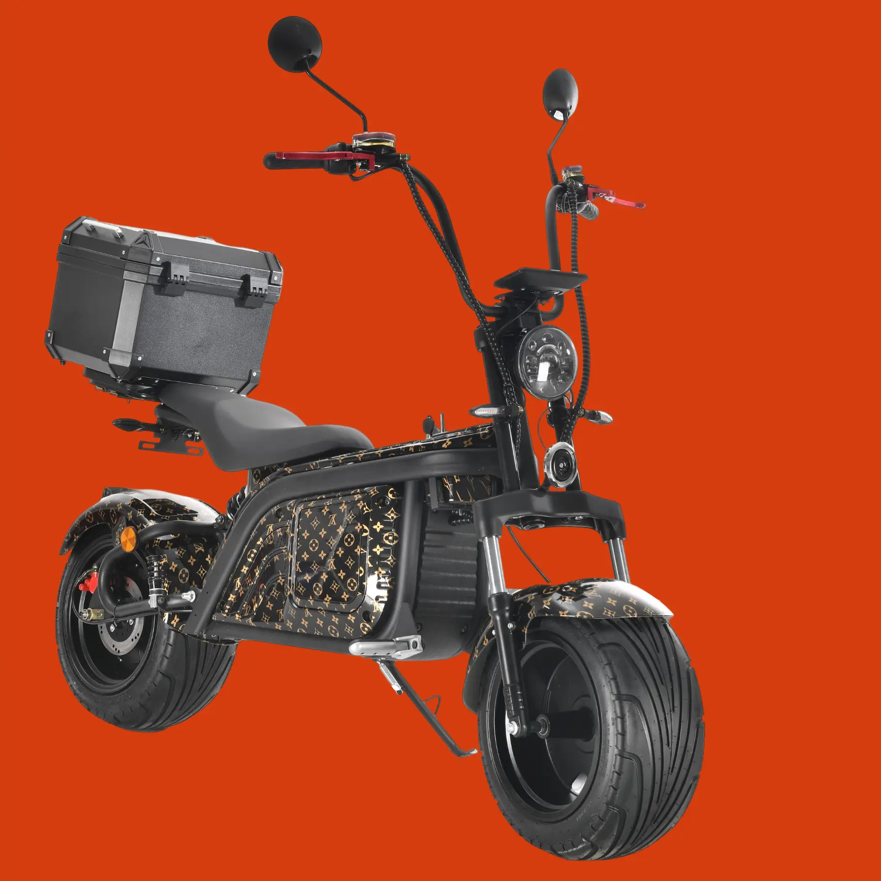 Yeni Trend hızlı elektrikli scooter güçlü yetişkin Off Road çerçeve elektrikli bisiklet 50 MPH Citycoco lityum pil elektrikli Motot
