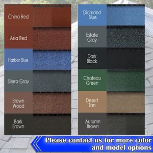 Revestimiento de piedra asfáltica Techo Autoadhesivo Impermeable Económico Tejas Techo Laminado Asfalto Teja - Product Image 5