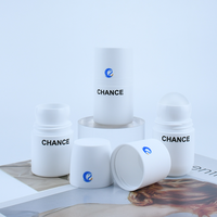 Flacon roll-on vide en plastique de 50 ml pour huiles essentielles et sérums