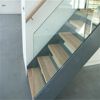 Glasgeländer: Bestes, robustes und klares Glasgeländer für Heimtreppen, einfache Installation, langlebig