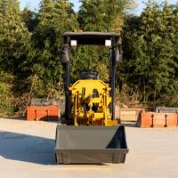 Backhoe Skid Steer Loader Euro 5 Baru CE EPA 400kg Mini Wheel Loader Listrik untuk Transportasi Kargo dan Mesin Pertanian