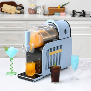 Mesin Slushie Otomatis dengan 6 <span class=keywords><strong>Program</strong></span> Prasetel, Tidak Perlu Es, Pembuat Minuman Beku dengan Fitur Pembersihan Otomatis untuk Slushie & Es Krim - Product Image 1
