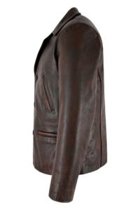 Paneles de Cuero Personalizados para Chaqueta de Hombre, 100% Cuero Genuino Negro con Acabado Bronceado, Grosor y Colores Personalizables, Marca Privada, Suministro OEM - Product Image 3