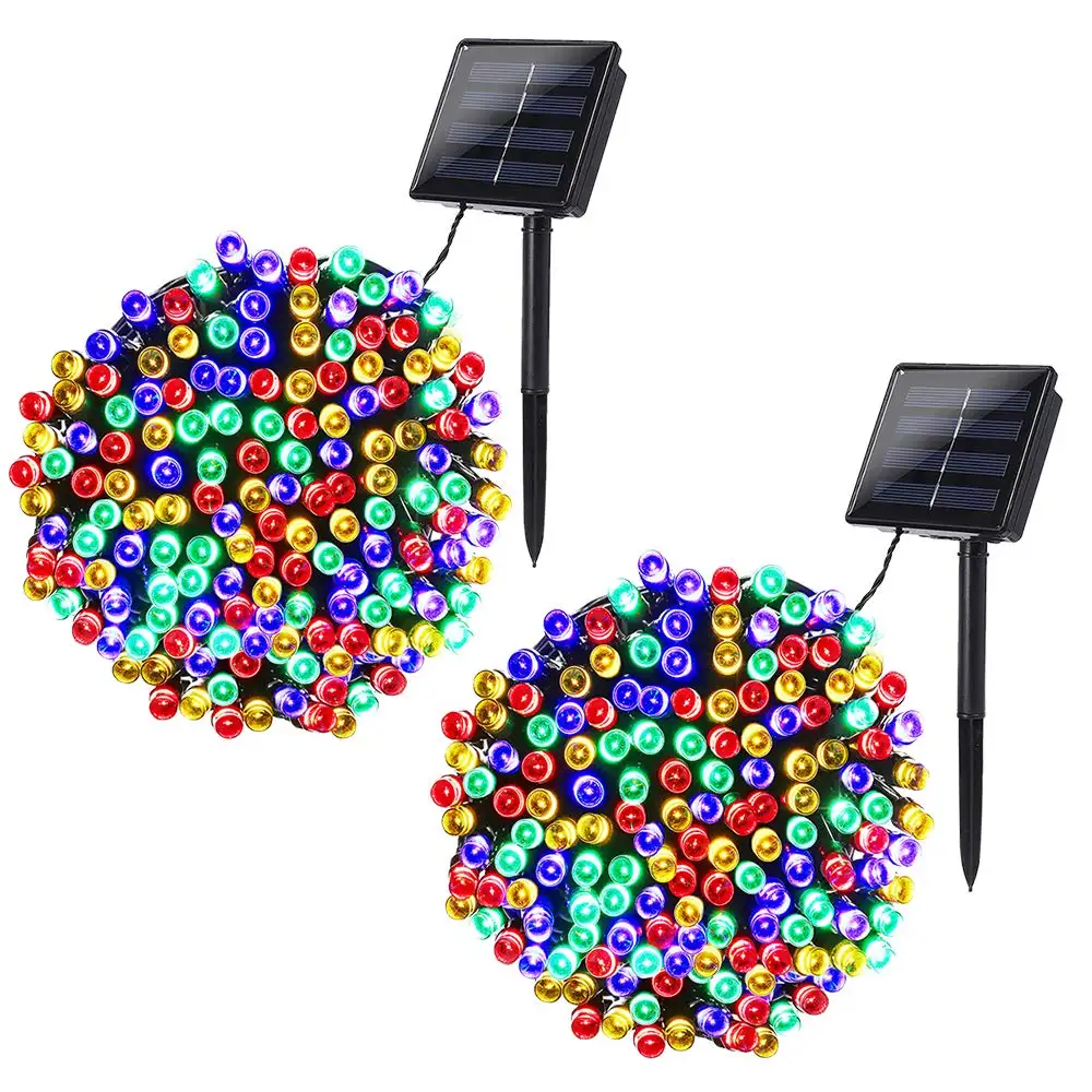 200 LED Waterproof Solar decoration String Lights  Starry Fairy Decor for Christmas Trees  Garden  Patio  Wedding  Party Holiday