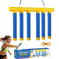 Jeu de bâtonnets EPT Reflex Drop - Entraînement de la vitesse de réaction et défi de rapidité des mains, vitesse réglable, PVC, pour les enfants de 3 ans et plus