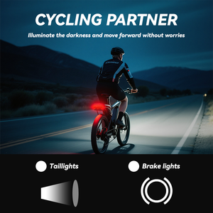 Nueva Luz Trasera Estándar para Vehículos Eléctricos de Conducción Nocturna, Luz de Giro Fluida, Luz Trasera Modificada para Vehículos, Luz Trasera para Bicicleta Eléctrica - Product Image 5
