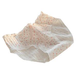 5 unids/lote bonitas de bragas de algodón de amor para mujer, ropa interior estampada, bragas para niñas, calzoncillos suaves transpirables, lencería Sexy femenina - Product Image 5