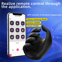 App-Fernbedienung Männliches Sexspielzeug Eichel-Vibrator Vibrierender Stimulator Eichel-Trainer Männlicher Masturbator Erwachsenen-Sexspielzeug für Männer