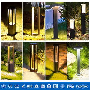 Lampada <span class=keywords><strong>Solare</strong></span> LED Moderna per Esterni, Illuminazione Paesaggistica IP65 Impermeabile in Alluminio, 30cm 60cm per Giardino e Vialetti - Product Image 2