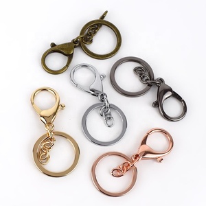 Accessoires de Porte-clés en Alliage Fermoirs Mousquetons Matériel de Bijouterie pour Sacs Anneau Brisé Pivotant - Product Image 2
