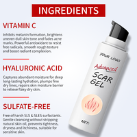 Gel Cicatrisant Avancé Vitamine C Acide Hyaluronique Atténuation des Marques d'Acné Vergetures Lissage de la Peau Essence Visage et Corps