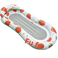 Chaise longue flottante gonflable en PVC, modèle 003, pour adultes/unisexe, lit d'eau avec design en maille, fabriqué en Chine, directement de l'usine