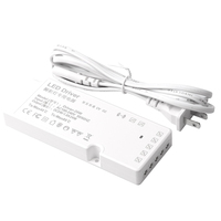 Adaptateur d'alimentation électrique 24v 1a 24w pour meubles, armoire, sous 24v, réglable, 7 ports Dupont, éclairage, lampe, driver LED 24v 1a
