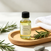 Minyak Esensial Rosemary Alami Murni Organik untuk Aromaterapi, Perawatan Rambut, Pijat Kulit, dan Diffuser